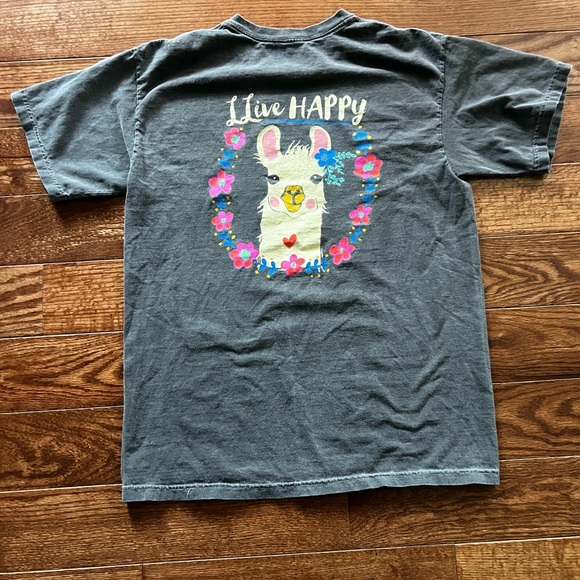 Natural Life Llive Happy llama graphic tee - Picture 2 of 4